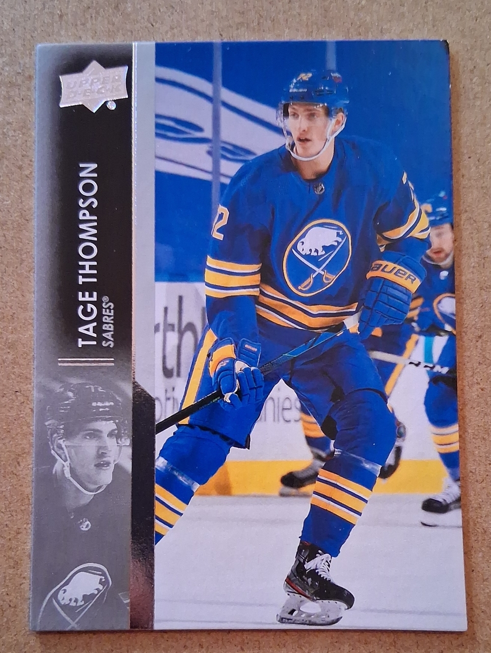 Tage Thompson Buffalo Sabres Hockey Card - Blue & Yellow